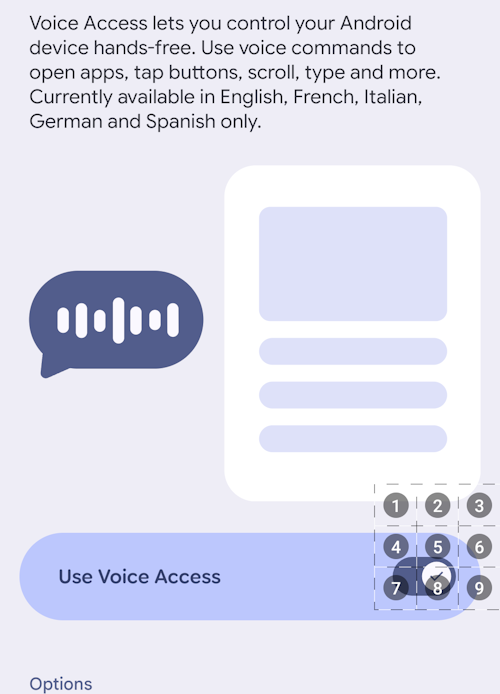 Use the smaller grid to make your selection